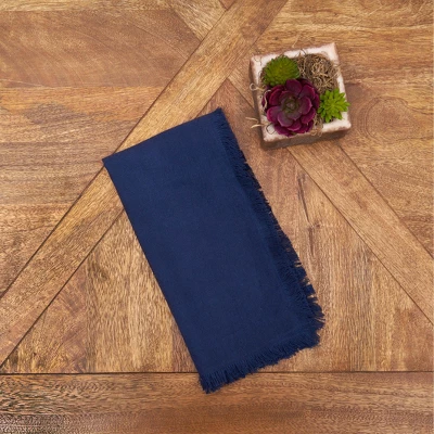 C&F Home Frayed Vintage Indigo Napkin Set Of 6 5 C&F Home Frayed Vintage Indigo Napkin Set Of 6 - Image 3