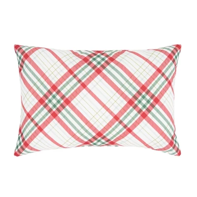 C&F Home Holiday Plaid Christmas Indoor/Outdoor Accent Pillow, 13" X 20" 6 C&F Home Holiday Plaid Christmas Indoor/Outdoor Accent Pillow, 13" X 20" - Image 4