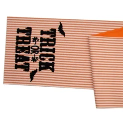 C&F Home "Trick Or Treat" Halloween Bats Reversible Striped Decorative Table Runner 14" X 72"