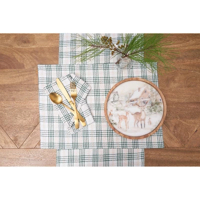 C&F Home Sage & Gold Plaid Table Runner 13" X 72" 5 C&F Home Sage & Gold Plaid Table Runner 13" X 72" - Image 3