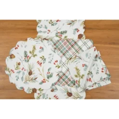 C&F Home Edith Quilted Reversible Holly Botanical Table Runner 14" X 51" -C&F Home Shop GUEST 0c41dd1e 1b74 4cc3 8e56 9b2797f7e33a