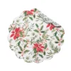 C&F Home Silvia Poinsettia Round Placemats Set Of 6, 17" -C&F Home Shop GUEST 0ef01f99 b9dc 43fd 99d4 40b1f72c2dd9
