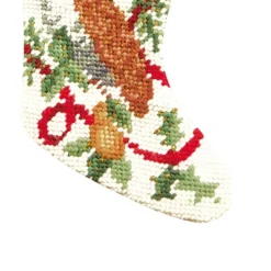 C&F Home Partridge In Pear Petit Point Mini Stocking -C&F Home Shop GUEST 0f68d6a2 1522 487b af7a 235ea4d8a0ff