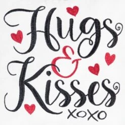 C&F Home Valentine's Day "Hugs & Kisses" Embroidered Small/Petite Accent Throw Pillow, 10" X 10" -C&F Home Shop GUEST 0f8709a2 8ebf 4e69 99b8 83343d410a2e