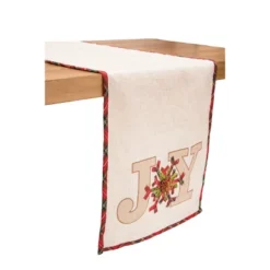 C&F Home Joy Embroidered Table Runner 14" X 72"