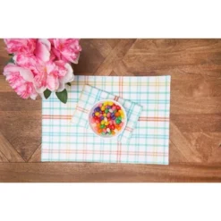 C&F Home Easter Bunny Trail Plaid Cloth Napkin Springs Set Of 6 -C&F Home Shop GUEST 10c68da6 afec 4450 9209 b329efe522ea 1