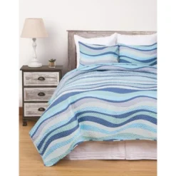 C&F Home Seawaves Coastal Beach Quilt Set -C&F Home Shop GUEST 125ea892 1fb7 461b 8a2f 835876d16310