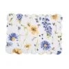 C&F Home Lovely Blues Scalloped Quilted Single Placemat Floral Design All, 13" X 19" -C&F Home Shop GUEST 1385cbf6 54a0 4d9d a1bb fba74ba3bc39