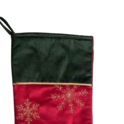 C&F Home 8.5" X 20" Snowflake "Joy" Premium Christmas Stocking