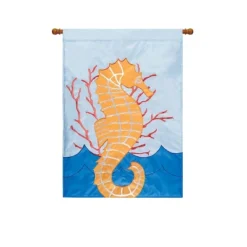 C&F Home Seahorse Garden Flag