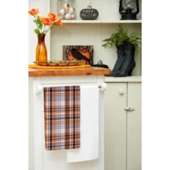 C&F Home Zelda Orange And Black Plaid Halloween Kitchen Towel -C&F Home Shop GUEST 1f2e0e84 0750 4e02 8bda e36394f5d307