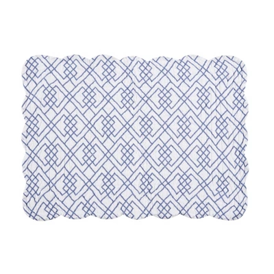 C&F Home Cynthia Cotton Quilted Reversible Placemats Set Of 6, 13" X 19" 5 C&F Home Cynthia Cotton Quilted Reversible Placemats Set Of 6, 13" X 19" - Image 3