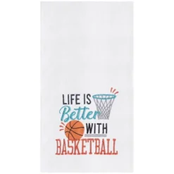 C&F Home Life With Basketball Embroidered Cotton Flour Sack Kitchen Towel -C&F Home Shop GUEST 2a9eb4a9 1cb9 4397 ba73 8fa6b7e9431d