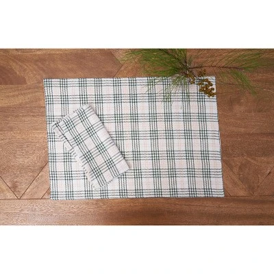 C&F Home Sage & Gold Plaid Table Runner 13" X 72" 4 C&F Home Sage & Gold Plaid Table Runner 13" X 72" - Image 2
