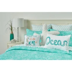 C&F Home Octi Ocean 14" X 22" Beaded Throw Pillow
