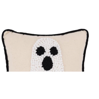 C&F Home 8" X 8" Spooky Halloween Ghost French Knot Throw Pillow 6 C&F Home 8" X 8" Spooky Halloween Ghost French Knot Throw Pillow - Image 4