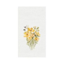 C&F Home Honey Bee And Yellow Floral Flowers Spring Dishtowel Home Kitchen Drying Dish Towel All Seasons Summer Decor Decoration -C&F Home Shop GUEST 2c772d2e 9d69 49a3 89eb 5f45c193ce78