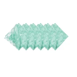 C&F Home Turquoise Bay Coastal Cotton Napkin Set Of 6