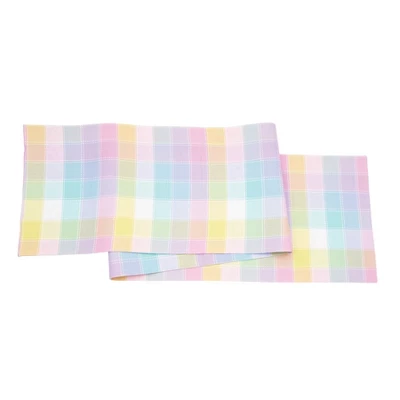 C&F Home Hana Color Block Plaid Table Runner 13" X 72" 7 C&F Home Hana Color Block Plaid Table Runner 13" X 72" - Image 5