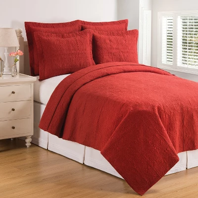 C&F Home 26" X 26" Paprika Matelasse Euro Sham 3 C&F Home 26" X 26" Paprika Matelasse Euro Sham