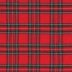 C&F Home Arlington Plaid Cotton Woven Placemats Set Of 6, 13" X 19"