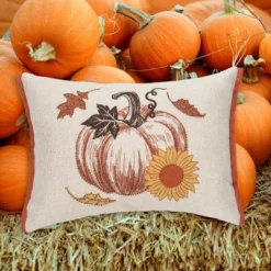 C&F Home 13" X 18" Harvest Time Pumpkin Embellished Fall Throw Pillow -C&F Home Shop GUEST 3382faca d0bf 438b 97d0 8afabdb58417