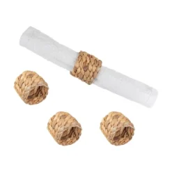 C&F Home Woven Hyacinth Napkin Ring Set Of 4 -C&F Home Shop GUEST 38f478d8 df74 4bca 8a91 a38eff4ee804