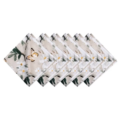 C&F Home Dogwood Meadows Cotton Napkins Set Of 6 - Floral & Butterfly 5 C&F Home Dogwood Meadows Cotton Napkins Set Of 6 - Floral & Butterfly - Image 3