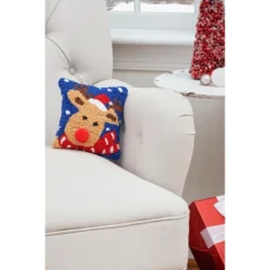 C&F Home 8" X 8" Christmas Reindeer Hooked Petite Throw Pillow 11 C&F Home 8" X 8" Christmas Reindeer Hooked Petite Throw Pillow -C&F Home Shop GUEST 3aa353c5 6763 401c 91a8 6d2bcc51297b