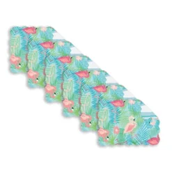 C&F Home Isla Island Cotton Quilted Reversible Rectangular Placemats Set Of 6, 13" X 19"