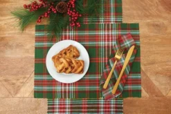 C&F Home Axel Plaid Table Runner 13" X 72"