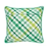 C&F Home St. Patrick's Day "Lucky" Clover Plaid Accent Throw Pillow, 16" X 16" -C&F Home Shop GUEST 3d8879cd 4bb3 45f6 a2a4 6b20910a1869