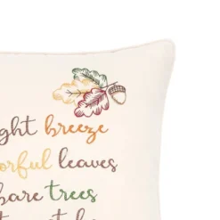 C&F Home 20" X 20" It Must Be Autumn Embroidered Fall Throw Pillow