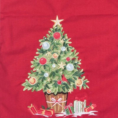 C&F Home Holiday Tree Table Runner 14" X 72" 4 C&F Home Holiday Tree Table Runner 14" X 72" - Image 2