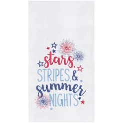 C&F Home Star Stripes & Summer Nights Embroidered Cotton Flour Sack Kitchen Towel -C&F Home Shop GUEST 453a7de8 7332 40e0 ab05 927b364e991a