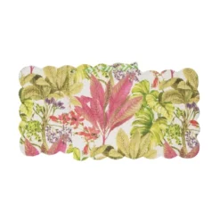 C&F Home Moana Tropical Floral Greenery Cotton Table Runner 14" X 51" For All Seasons -C&F Home Shop GUEST 45ece359 daf9 4909 9e9a 4f80b8c275f3