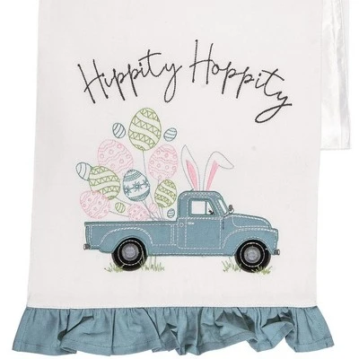 C&F Home Hippity Hoppity Easter Truck Embroidered Spring Table Runner 13" X 72" 4 C&F Home Hippity Hoppity Easter Truck Embroidered Spring Table Runner 13" X 72" - Image 2