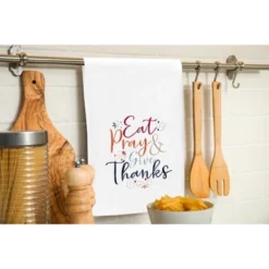 C&F Home Eat Pray & Give Thanks Towel -C&F Home Shop GUEST 47f63b3e a433 45bd b2ff 8af9046ab62e
