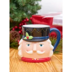 C&F Home 30 Oz. Christmas Nutcracker Dolomite Mugs