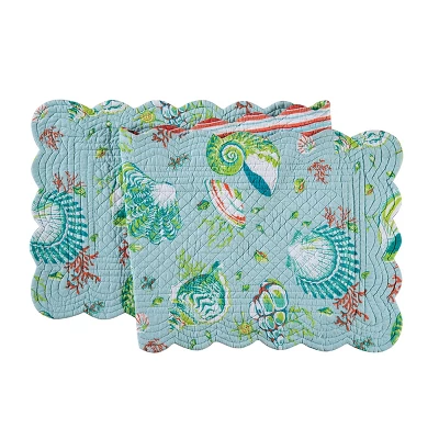 C&F Home Laguna Breeze Cotton Quilted Reversible Table Runner 14" X 51" 5 C&F Home Laguna Breeze Cotton Quilted Reversible Table Runner 14" X 51" - Image 3