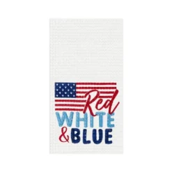 C&F Home Red White & Blue Flag Patriotic 4th Of July Cotton Kitchen Towel Dishtowel Decoration -C&F Home Shop GUEST 4b85ef58 0f8d 4b7e b634 003b7f9243c0