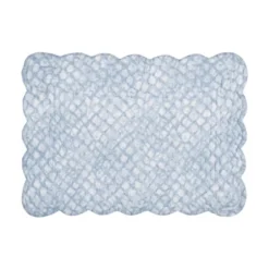 C&F Home Shoreline Waters Scalloped Placemats Set Of 6 Nautical Design, 13" X 19" -C&F Home Shop GUEST 545fb0a2 e1ff 44e8 9eef b1992dbe6f63