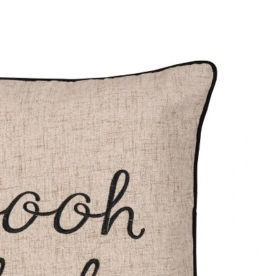 C&F Home French "Ooh La La" Eiffel Tower Paris Embroidered Accent Throw Pillow, 20" X 20"