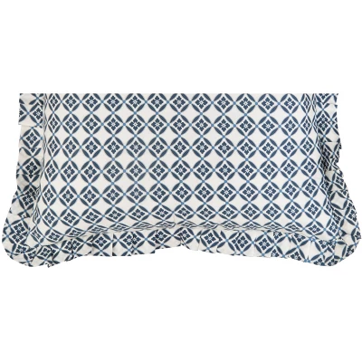 C&F Home 26" X 26" Colonial Williamsburg 26" X 26" Stafford Royal Cotton Euro Sham - Machine Washable 4 C&F Home 26" X 26" Colonial Williamsburg 26" X 26" Stafford Royal Cotton Euro Sham - Machine Washable - Image 2