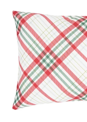 C&F Home Holiday Plaid Christmas Indoor/Outdoor Accent Pillow, 13" X 20" 4 C&F Home Holiday Plaid Christmas Indoor/Outdoor Accent Pillow, 13" X 20" - Image 2