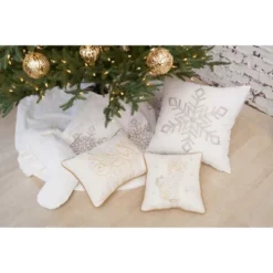 C&F Home 8.5" X 20" Fur Snowflake Christmas Stocking -C&F Home Shop GUEST 5b4f5a9a bc80 48cd 9199 bc14348c5468
