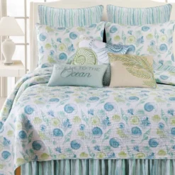 C&F Home 26" X 26" St. Augustine Blue Green Beach Coastal Euro Sham -C&F Home Shop GUEST 5fd0d0ba 5c38 4380 b78b 84b726daa7c6