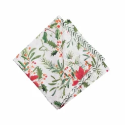 C&F Home Silvia Poinsettia Napkin Set Of 6