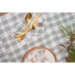 C&F Home Sage & Gold Plaid Single Placemat, 13" X 19" -C&F Home Shop GUEST 635604a1 d3a4 4062 beec 383392c591d1