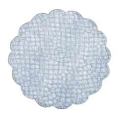 C&F Home Shoreline Waters Scalloped Round Placemats Set Of 6 Nautical Design Coral, 17" -C&F Home Shop GUEST 645896ba 791c 4b0c b945 07881d28d05f